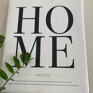 HOME Meaning Canvas